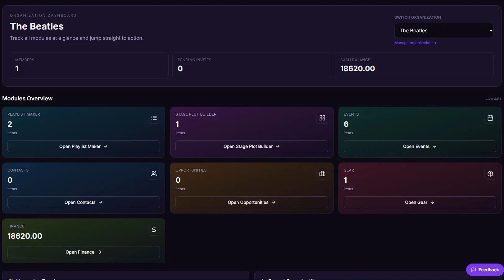 Dashboard